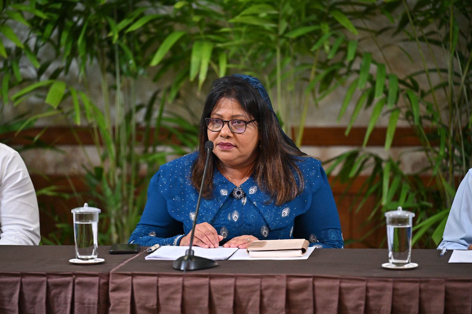 ދުންފަތުގެ އިސްތިއުމާލު ނުކުރާ ދުވަހާއި ގުޅިގެން ސަރުކާރުގެ ފަރާތުން ބޭއްވި ޕްރެސް ކޮންފަރެންސް