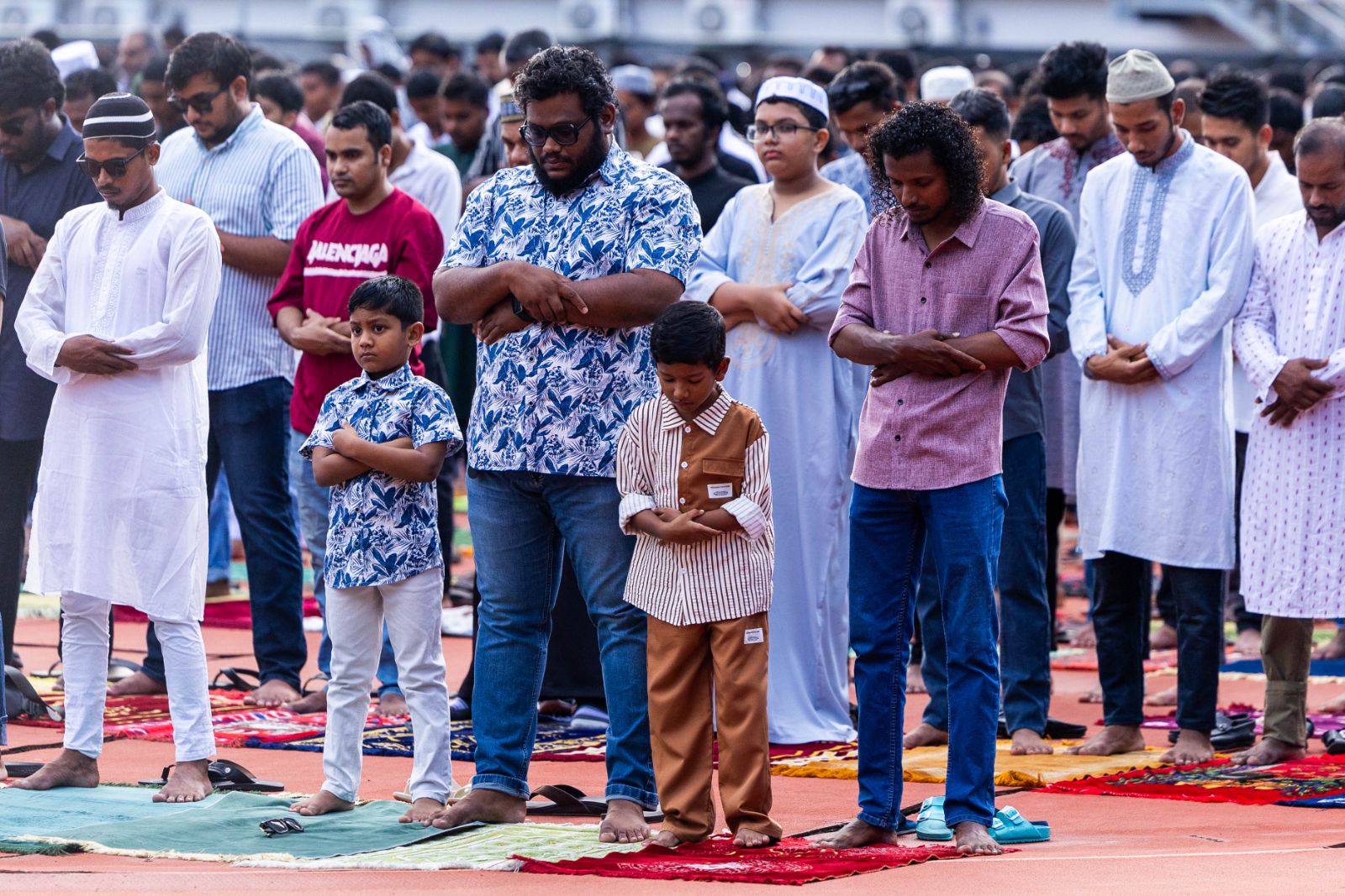 މާފަންނު ސްޓޭޑިއަމް ސަރަޙައްދުގައި ކުރެވުނު އަޟްޙާ ޢީދު ނަމާދު
